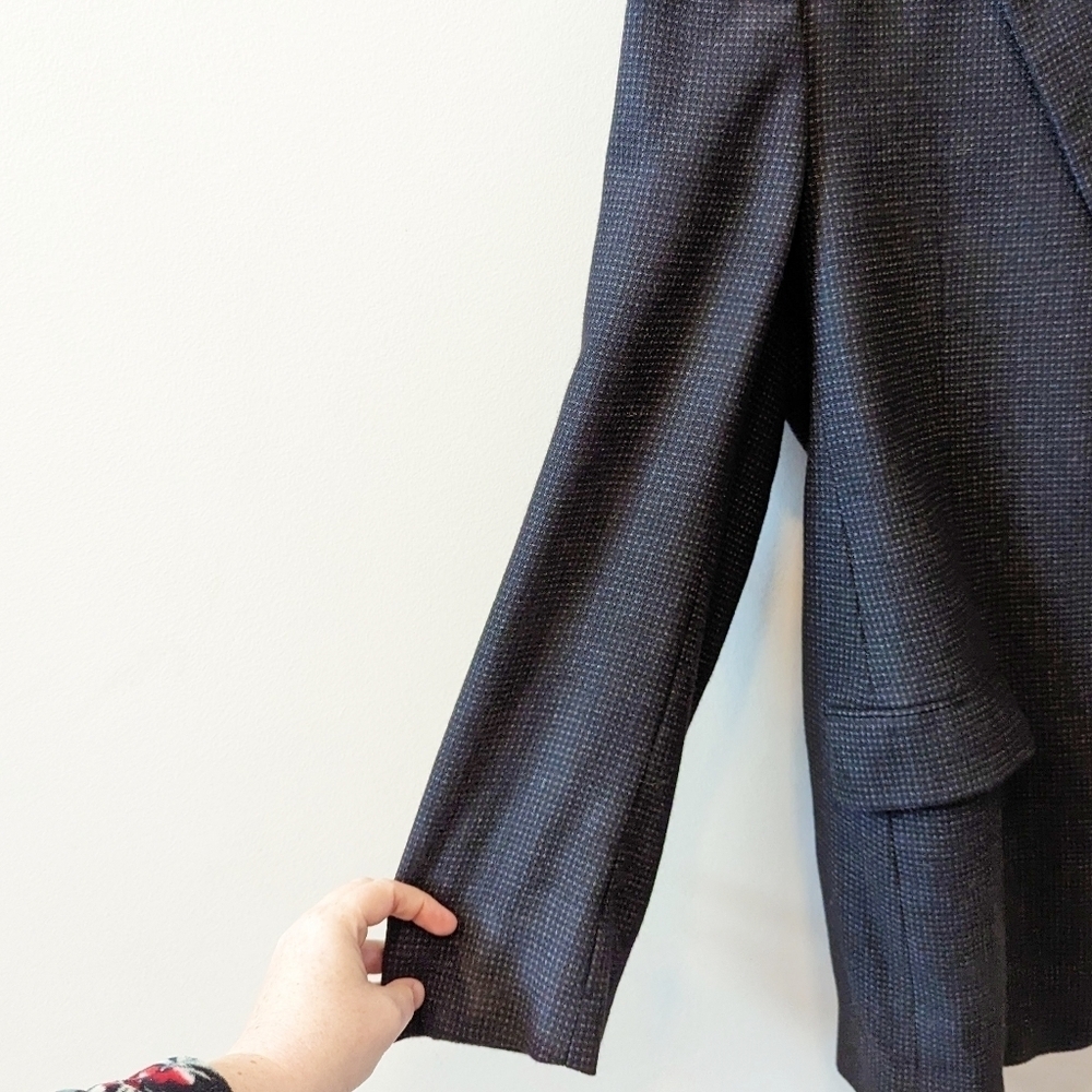 Loro Piana X Cremieux Collection Textured Wool Knit Sport Coat Blazer - Picture 4 of 16